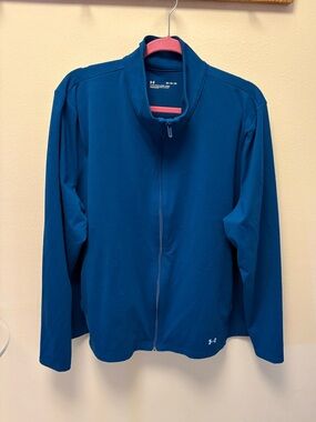 3X Under Armour Blue Full-Zip Jacket